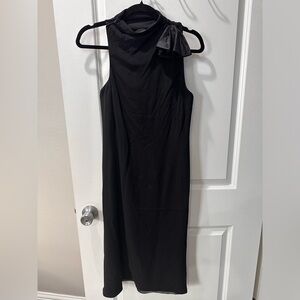Vintage Giorgio Armani Collezioni - Black Backless High Neck Cross Back Dress